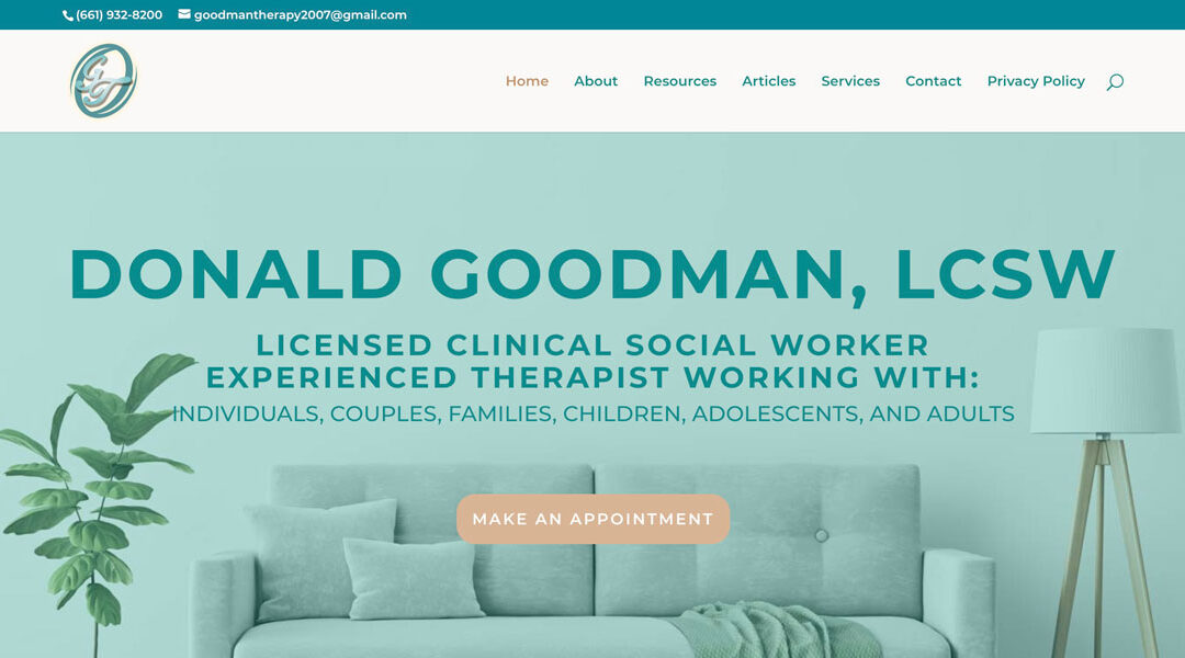 Therapy Website: Donald Goodman, LCSW