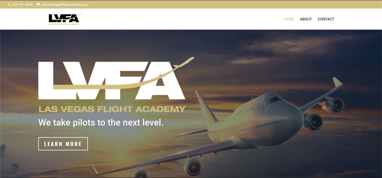 Las Vegas Flight Academy Website