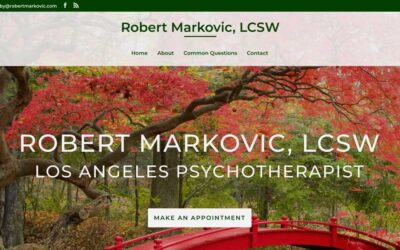 Therapy Website: Robert Markovic, LCSW