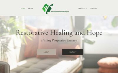 Therapy Website: Healing Perspective Therapy